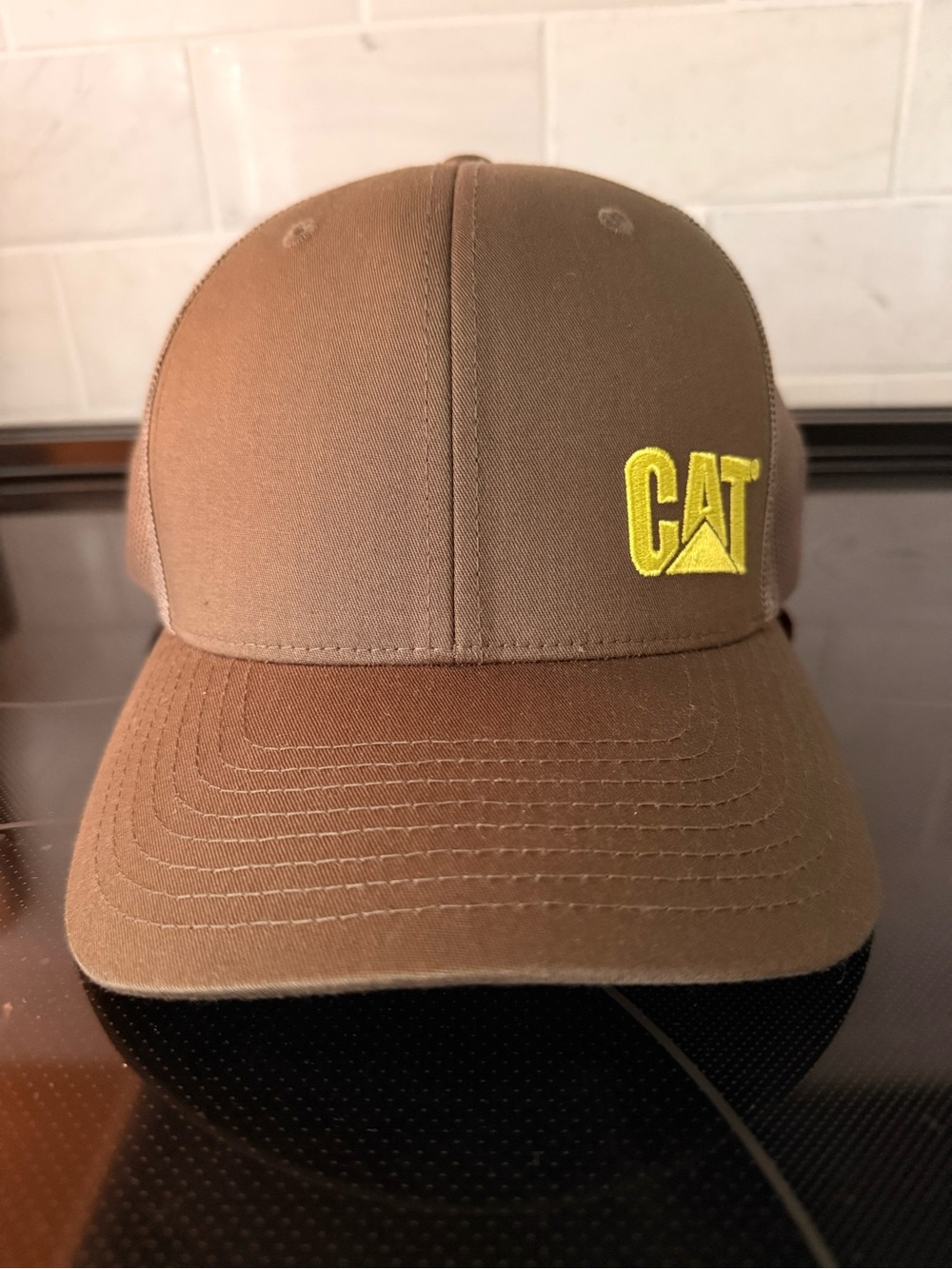 Olive green CAT hat